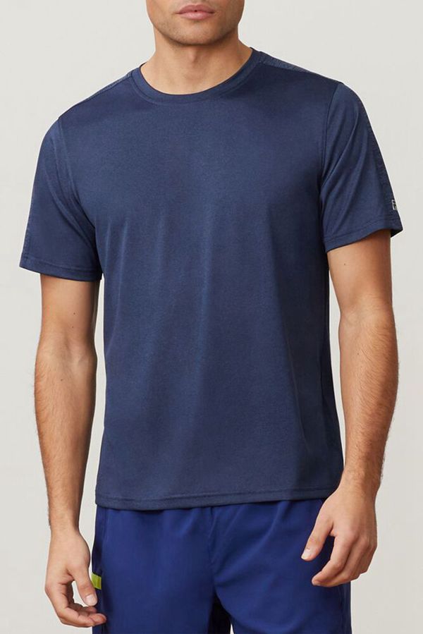 NWT Fila Authentic Men's Black Crew Neck Short Sleeve T-Shirt 